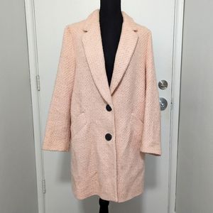 Pink Tweed Zara Coat